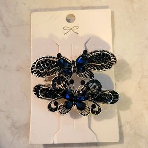 BUTTERFLY BARRETTES